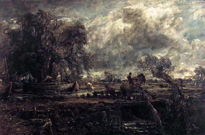 John Constable Sketch for The Leaping Horse France oil painting art